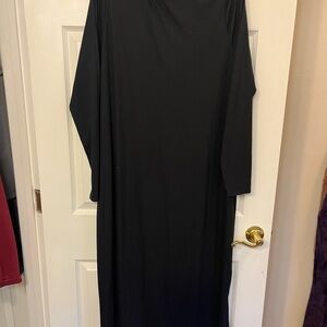 Elegant Black Long Sleeve Dress